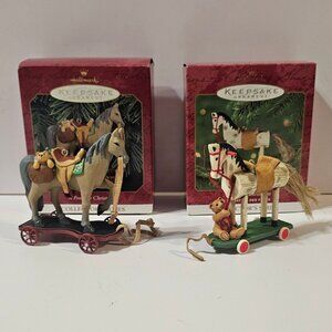 Hallmark Keepsake Ornament Collectors Series A Pony For Christmas 1999 2000